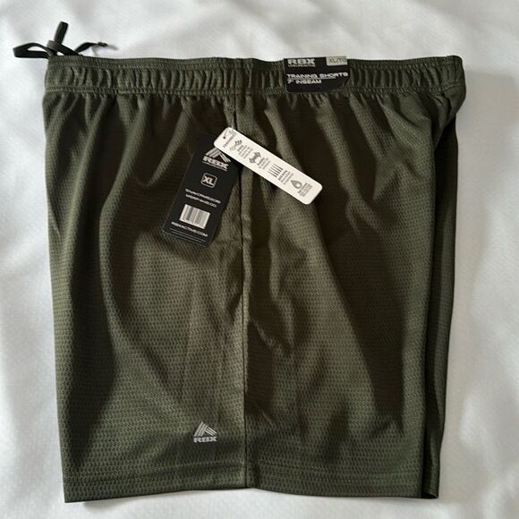 RBX Training Shorts Mens XL Green Mesh - Picture 1 of 3